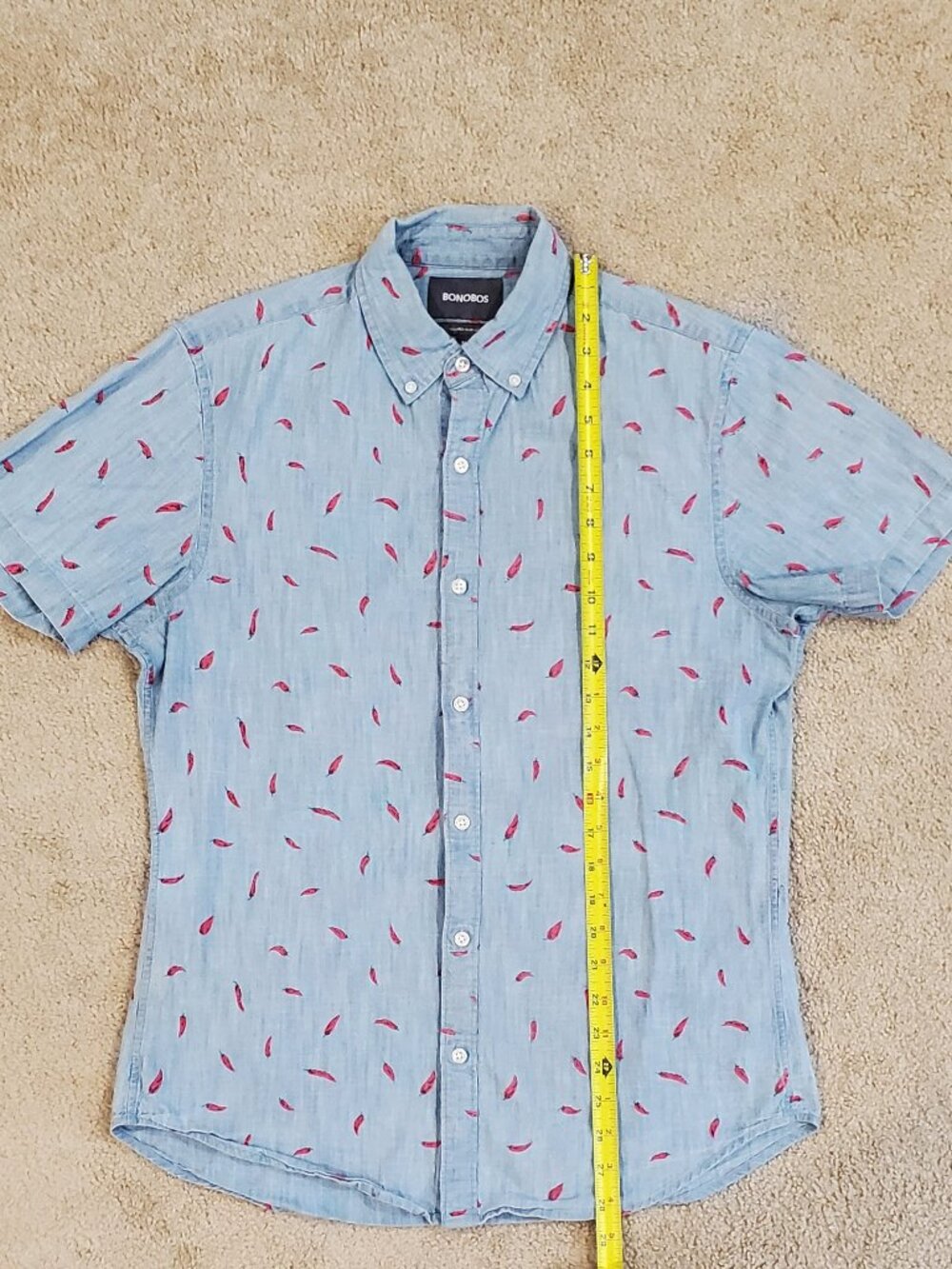 Bonobos Short Sleeve Casual Button Down